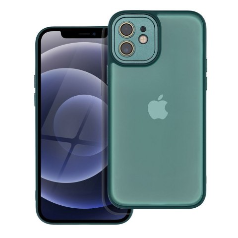 Futerał VARIETE do IPHONE 12 ciemnozielony