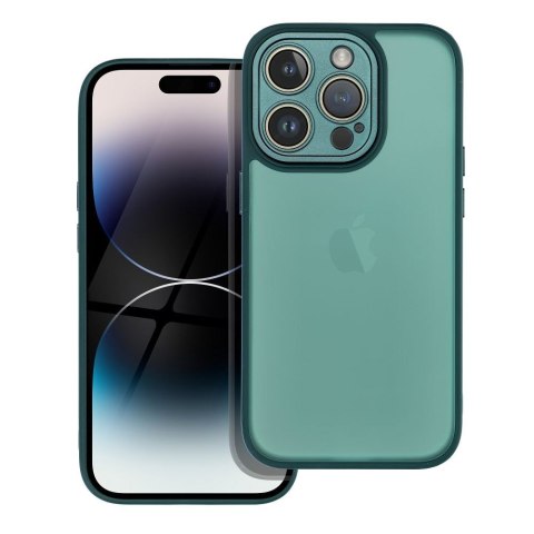 Etui VARIETE do iPhone 14 Pro ciemnozielony