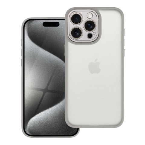 Etui VARIETE do iPhone 15 Pro Max stalowy