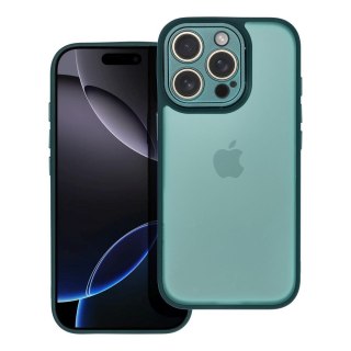 Etui VARIETE do iPhone 16 Pro ciemnozielony