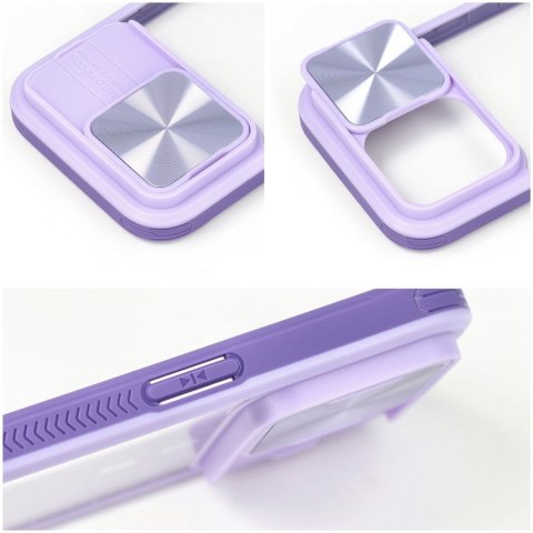 Etui SLIDER do iPhone 13 fioletowy