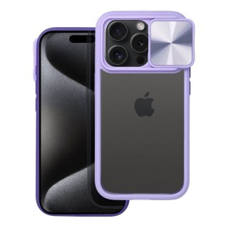 Etui SLIDER do iPhone 15 Pro fioletowy