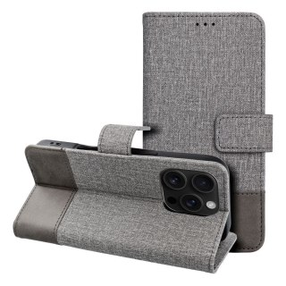 Etui GOMMA Book do iPhone 16 szary
