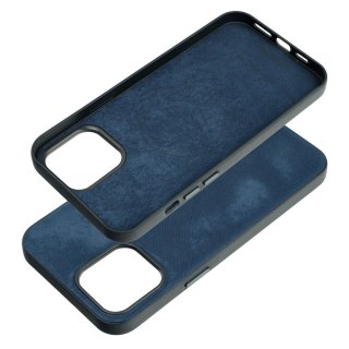 Etui WOVEN MAG COVER kompatybilny z MagSafe do iPhone 12 Pro Max niebieski