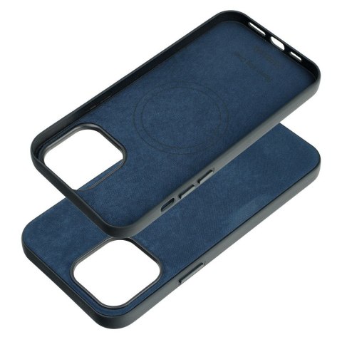 Etui WOVEN MAG COVER kompatybilny z MagSafe do iPhone 13 Pro Max niebieski