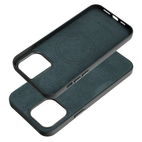 Etui WOVEN MAG COVER kompatybilny z MagSafe do iPhone 13 Pro Max zielony