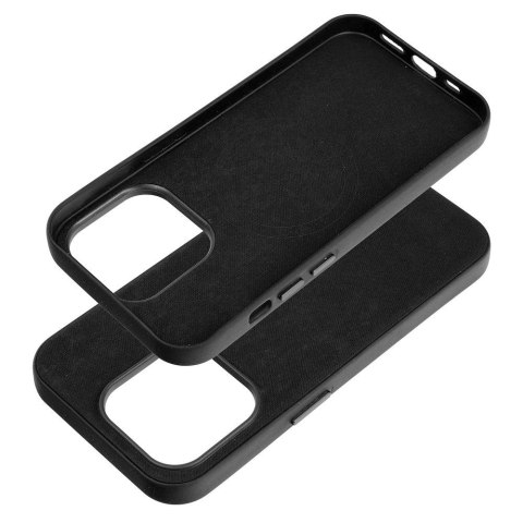 Etui WOVEN MAG COVER kompatybilny z MagSafe do iPhone 14 Pro czarny