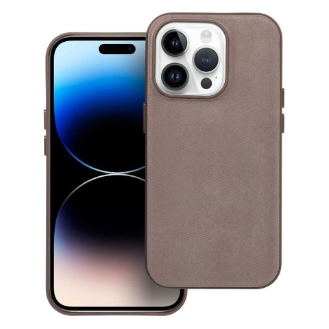 Etui WOVEN MAG COVER kompatybilny z MagSafe do iPhone 14 Pro jasny brązowy