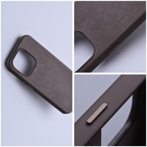 Etui WOVEN MAG COVER kompatybilny z MagSafe do iPhone 14 Pro jasny brązowy