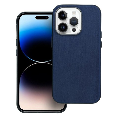Etui WOVEN MAG COVER kompatybilny z MagSafe do iPhone 14 Pro niebieski