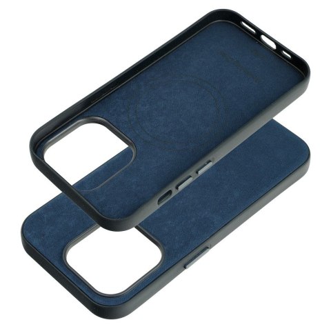 Etui WOVEN MAG COVER kompatybilny z MagSafe do iPhone 14 Pro niebieski