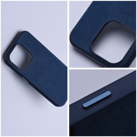 Etui WOVEN MAG COVER kompatybilny z MagSafe do iPhone 14 Pro niebieski