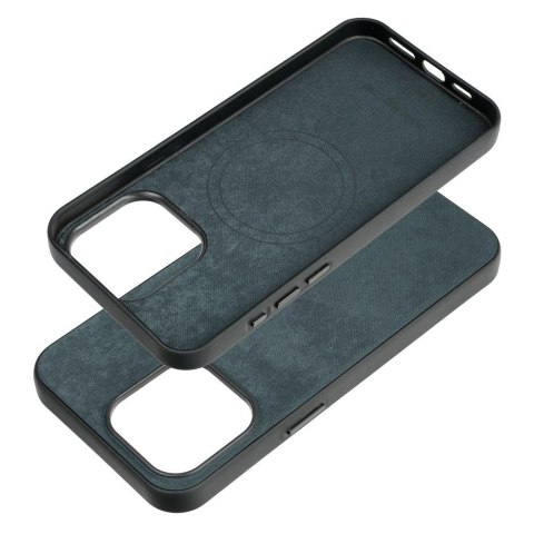 Etui WOVEN MAG COVER kompatybilny z MagSafe do iPhone 15 Pro Max zielony