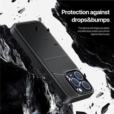DUX DUCIS Etui RAFI II MAG z podstawką kompatybilny z MagSafe do iPhone 14 Pro Max czarny