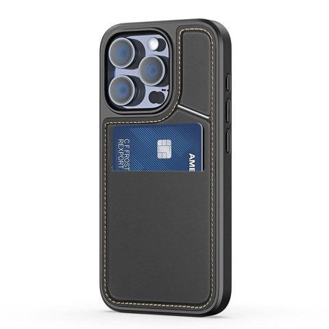 DUX DUCIS Etui RAFI II MAG z podstawką kompatybilny z MagSafe do iPhone 15 Pro czarny