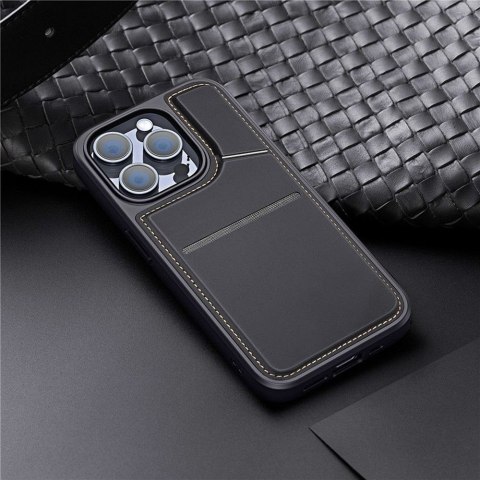 DUX DUCIS Etui RAFI II MAG z podstawką kompatybilny z MagSafe do iPhone 15 Pro czarny
