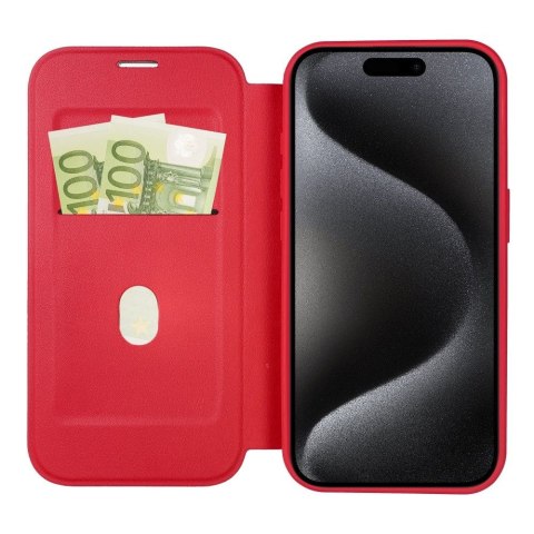 Etui SMART MAG kompatybilna z MagSafe do iPhone 15 Pro Max czerwona