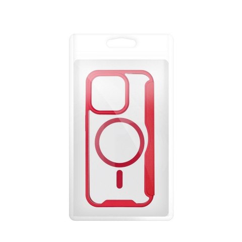 Etui SMART MAG kompatybilna z MagSafe do iPhone 15 Pro Max czerwona
