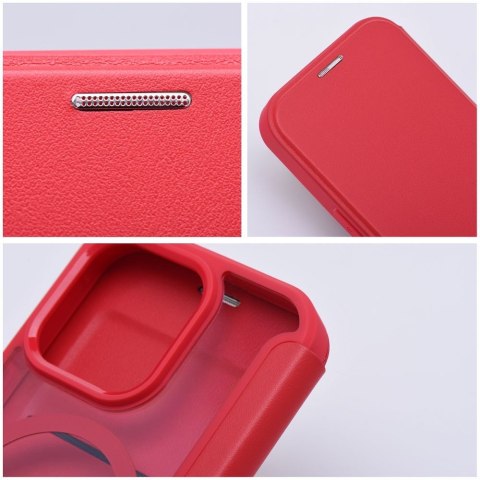 Etui SMART MAG kompatybilna z MagSafe do iPhone 15 Pro Max czerwona