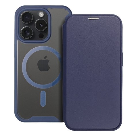 Etui SMART MAG kompatybilna z MagSafe do iPhone 15 Pro Max niebieska