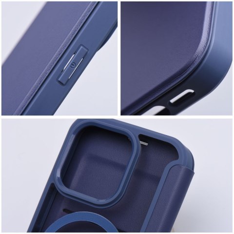 Etui SMART MAG kompatybilna z MagSafe do iPhone 15 Pro Max niebieska