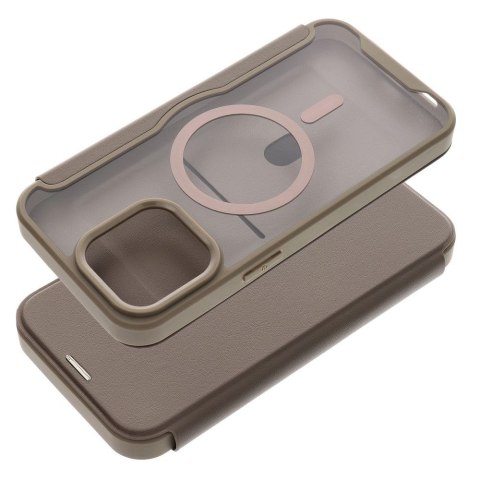 Etui SMART MAG kompatybilna z MagSafe do iPhone 15 Pro Max tytanowa