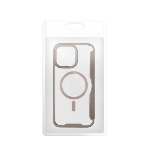 Etui SMART MAG kompatybilna z MagSafe do iPhone 15 Pro Max tytanowa