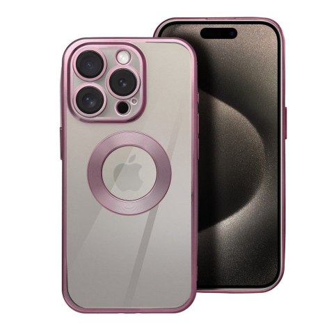 Etui GLAM do iPhone 11 pudrowy róż