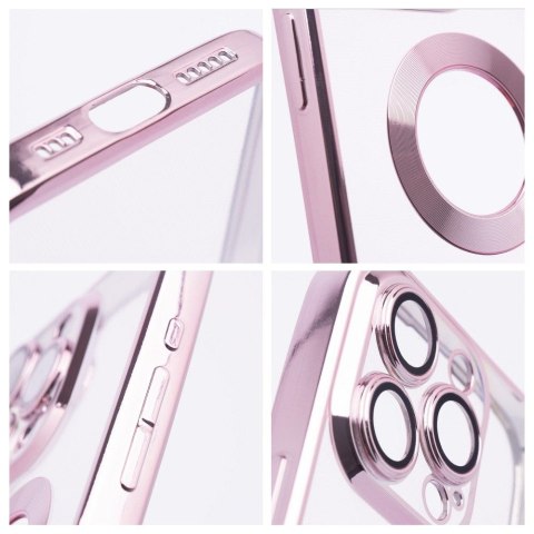 Etui GLAM do iPhone 11 pudrowy róż