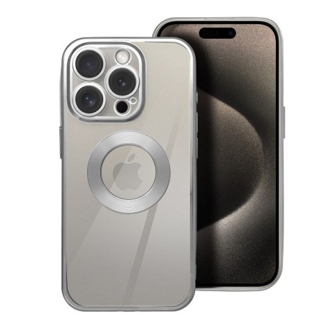 Etui GLAM do iPhone 11 srebrny