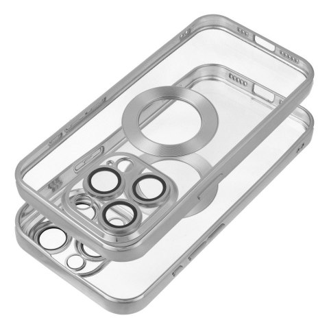 Etui GLAM do iPhone 11 srebrny