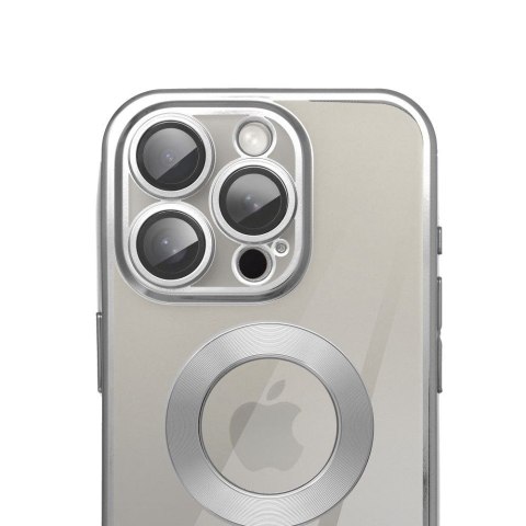 Etui GLAM do iPhone 11 srebrny