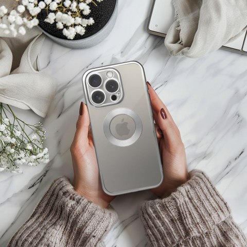 Etui GLAM do iPhone 11 srebrny
