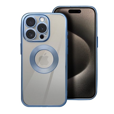 Etui GLAM do iPhone 14 niebieski