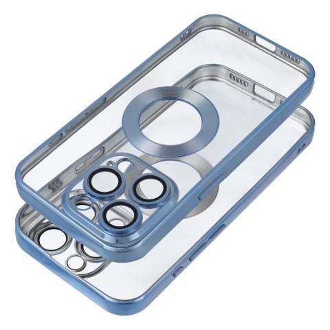 Etui GLAM do iPhone 14 niebieski