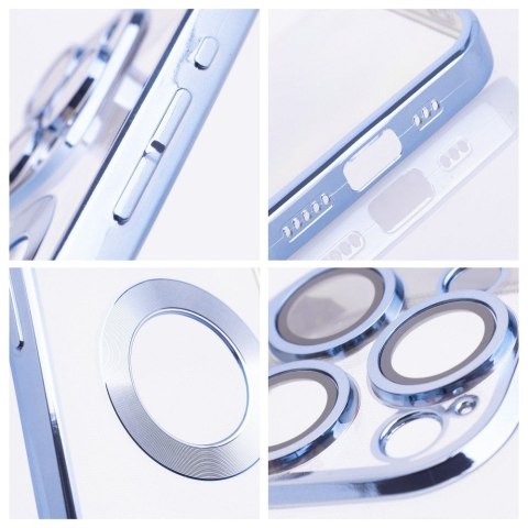 Etui GLAM do iPhone 14 niebieski