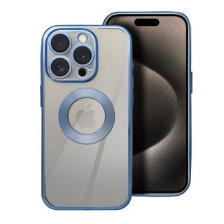 Etui GLAM do iPhone 15 niebieski