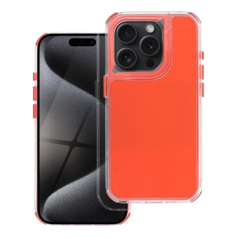Etui MATRIX do iPhone 14 pomarańczowy