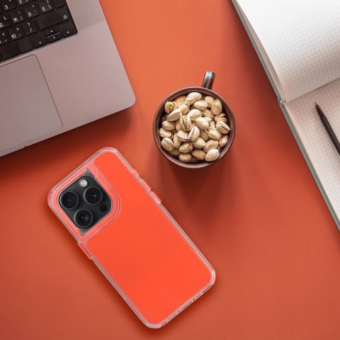 Etui MATRIX do iPhone 14 pomarańczowy