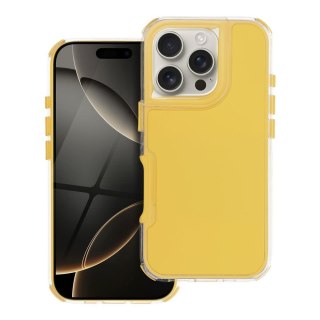 Etui MATRIX do iPhone 16 Pro żółty