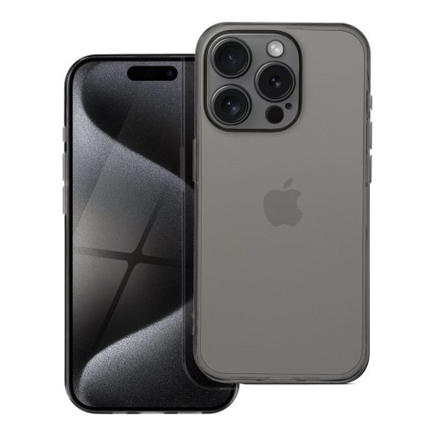Etui BOX PREMIUM 1,5 mm do iPhone 13 Pro czarny transparentny