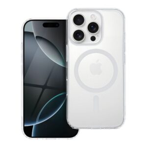 Drop Glue Colorful Ring Mag Cover – białe etui iPhone 16 Pro Max