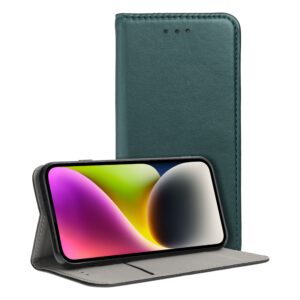 Etui z klapką na iPhone 17 PRO MAX / 18 PRO MAX Smart Magneto ciemnozielone
