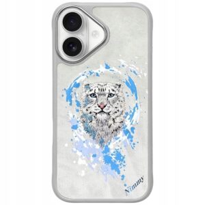 Nimmy Pantera MagSafe – etui iPhone 16, jasnoszare
