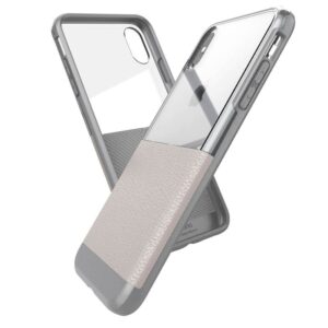 Etui X-Doria do iPhone XS Max, kremowe