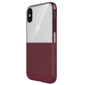 Etui X-Doria do iPhone XS Max, bordowe