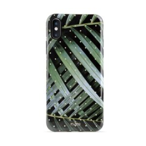 Etui PURO do iPhone XS / X, wariant Brilliant Leaves