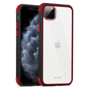 Etui Crong do iPhone 11 Pro, czarno-czerwone