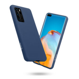 Etui Crong do Huawei P40, niebieskie