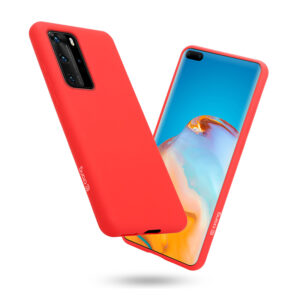 Etui Crong do Huawei P40 Pro, czerwone